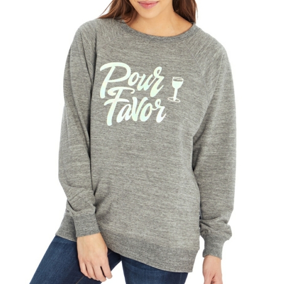 Wildfox Sweaters - WILDFOX pour favor grey crew neck sweater
